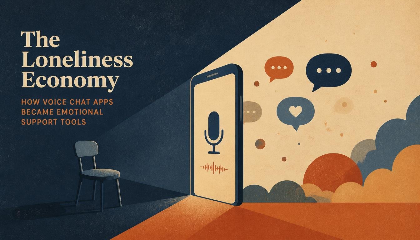 The Loneliness Economy: How Voice Chat Apps Became Emotional Support Tools