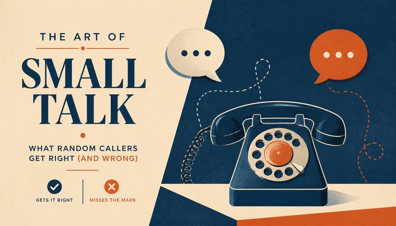 The Art of Small Talk: What Random Callers Get Right (and Wrong)